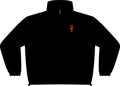 Women's Quarter-Zip Pullover - Embroidered Orange Lobster Chest Logo
