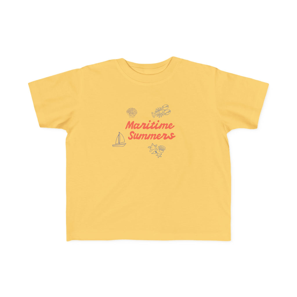 Maritime Summers Toddler Tee — Nautical