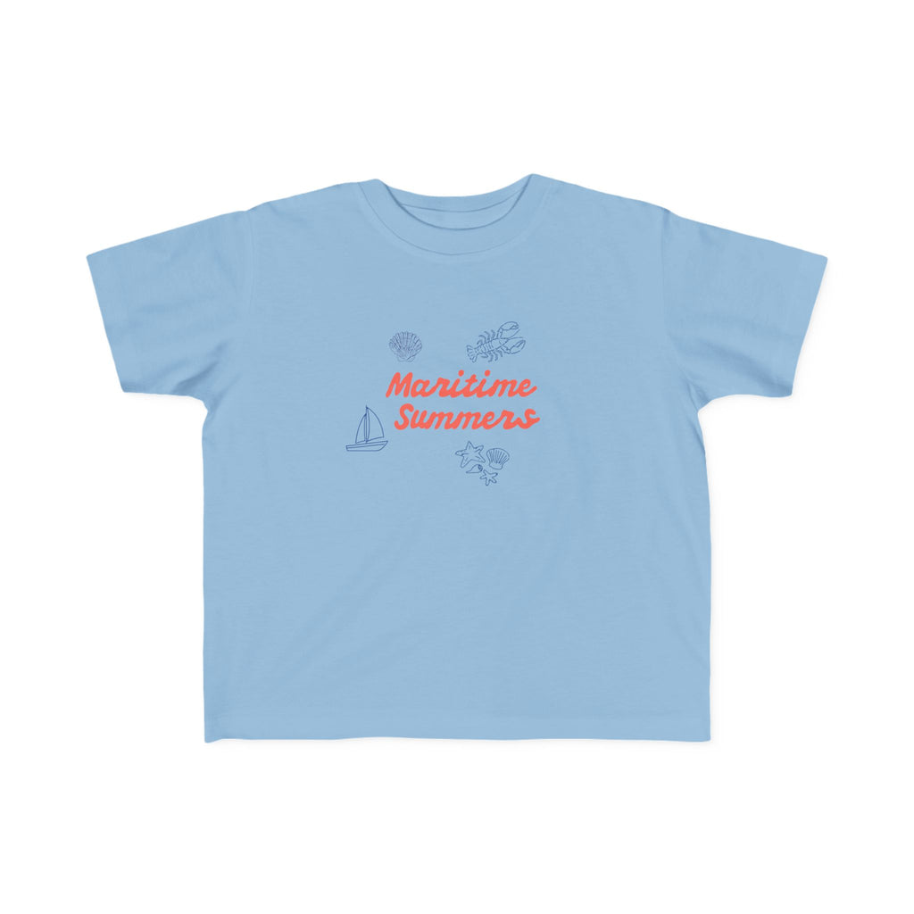 Maritime Summers Toddler Tee — Nautical