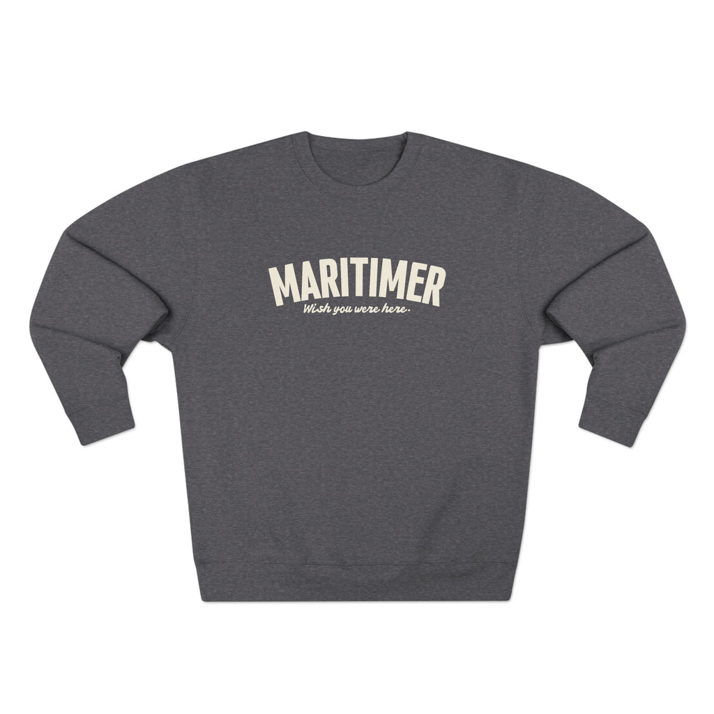 Maritimer Crewneck Sweatshirt – Coastal "Maritimer" Graphic Pullover