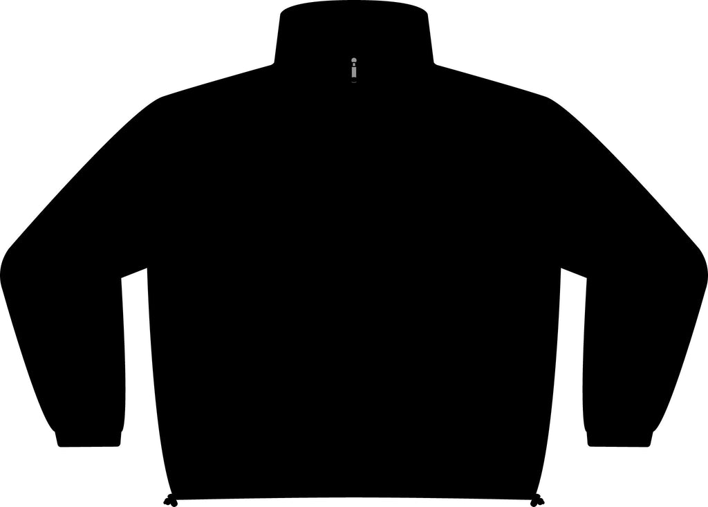 Women's Quarter-Zip Pullover - Embroidered Orange Lobster Chest Logo