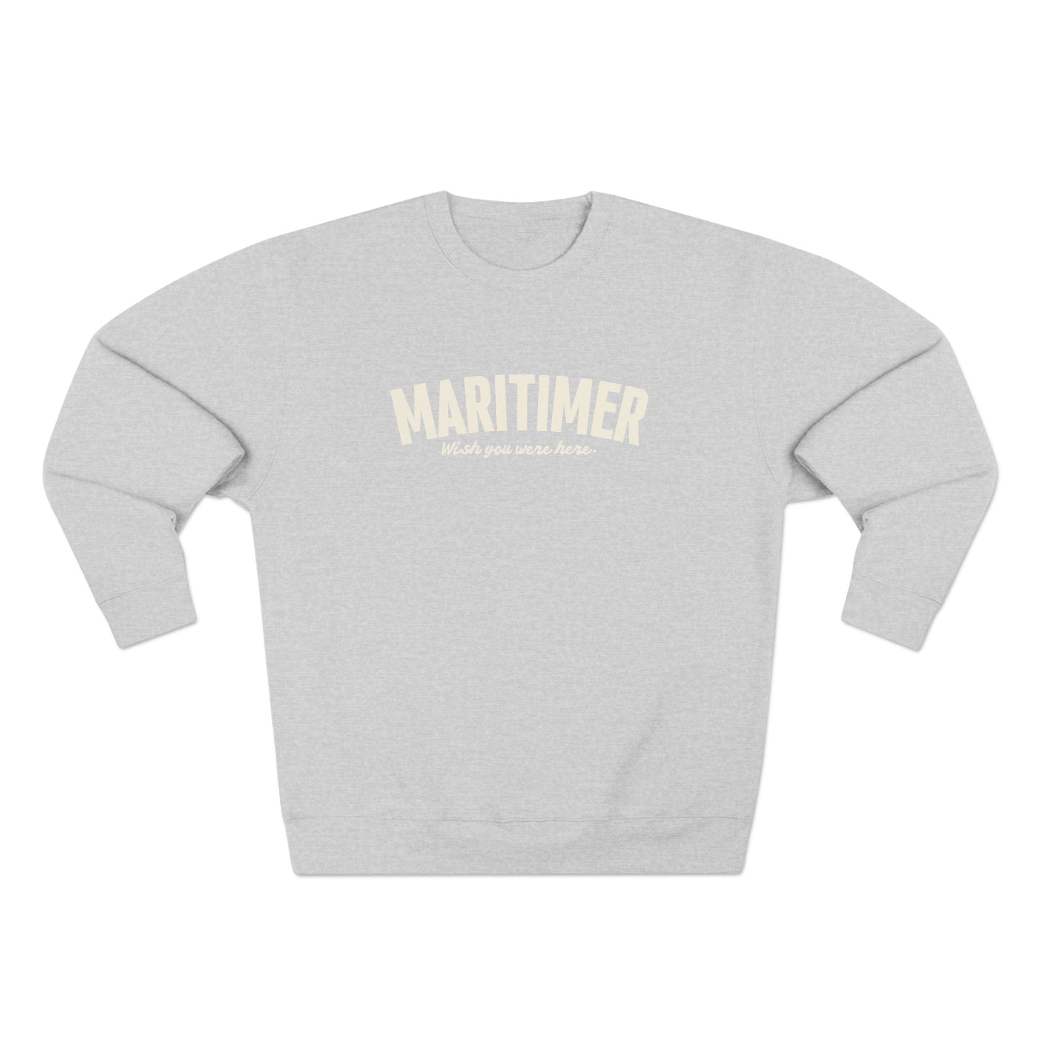 Maritimer Crewneck Sweatshirt – Coastal "Maritimer" Graphic Pullover