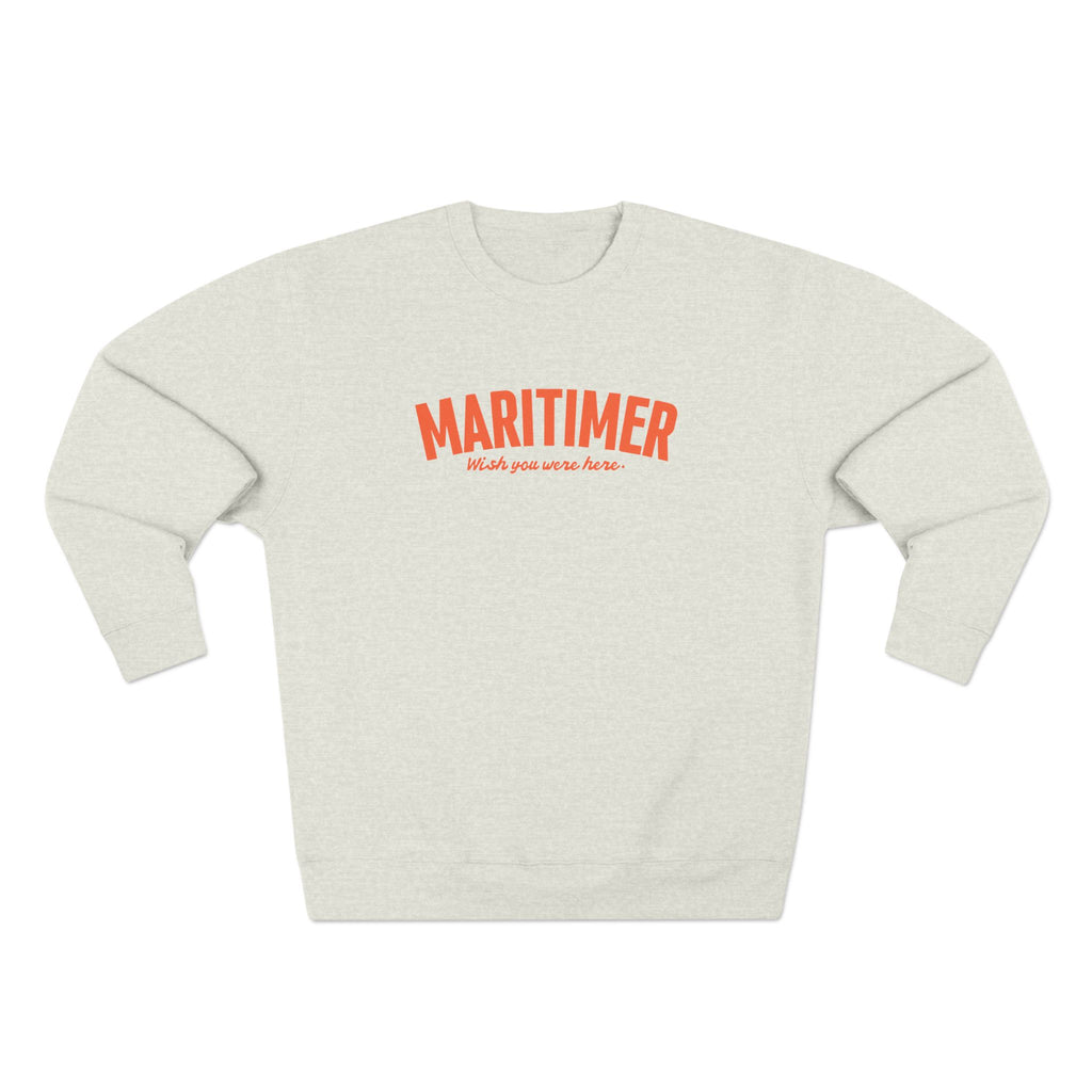 Maritimer Crewneck Sweatshirt – Coastal "Maritimer" Graphic Pullover
