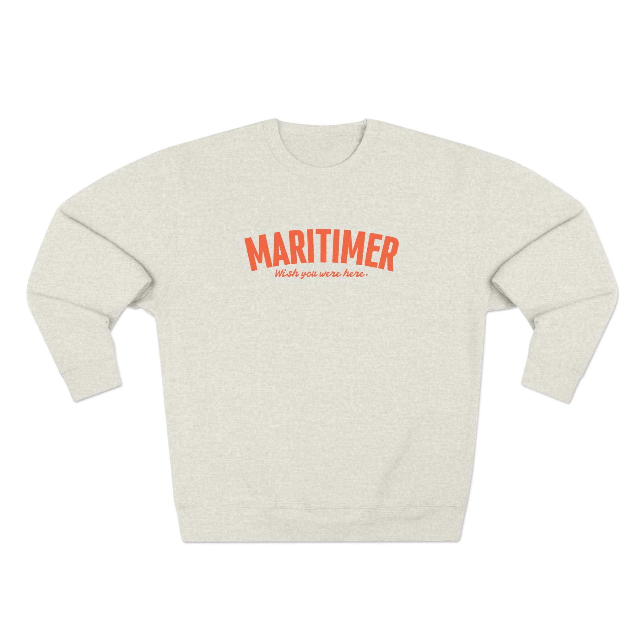 Maritimer Crewneck Sweatshirt – Coastal "Maritimer" Graphic Pullover
