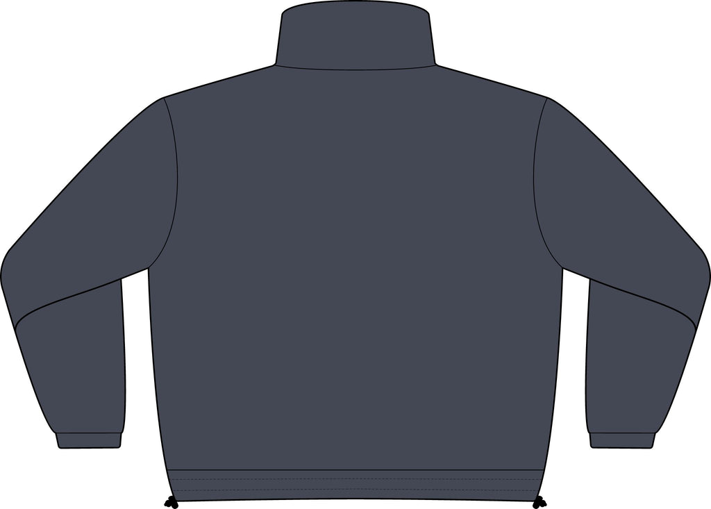Women's Quarter-Zip Pullover - Embroidered Orange Lobster Chest Logo