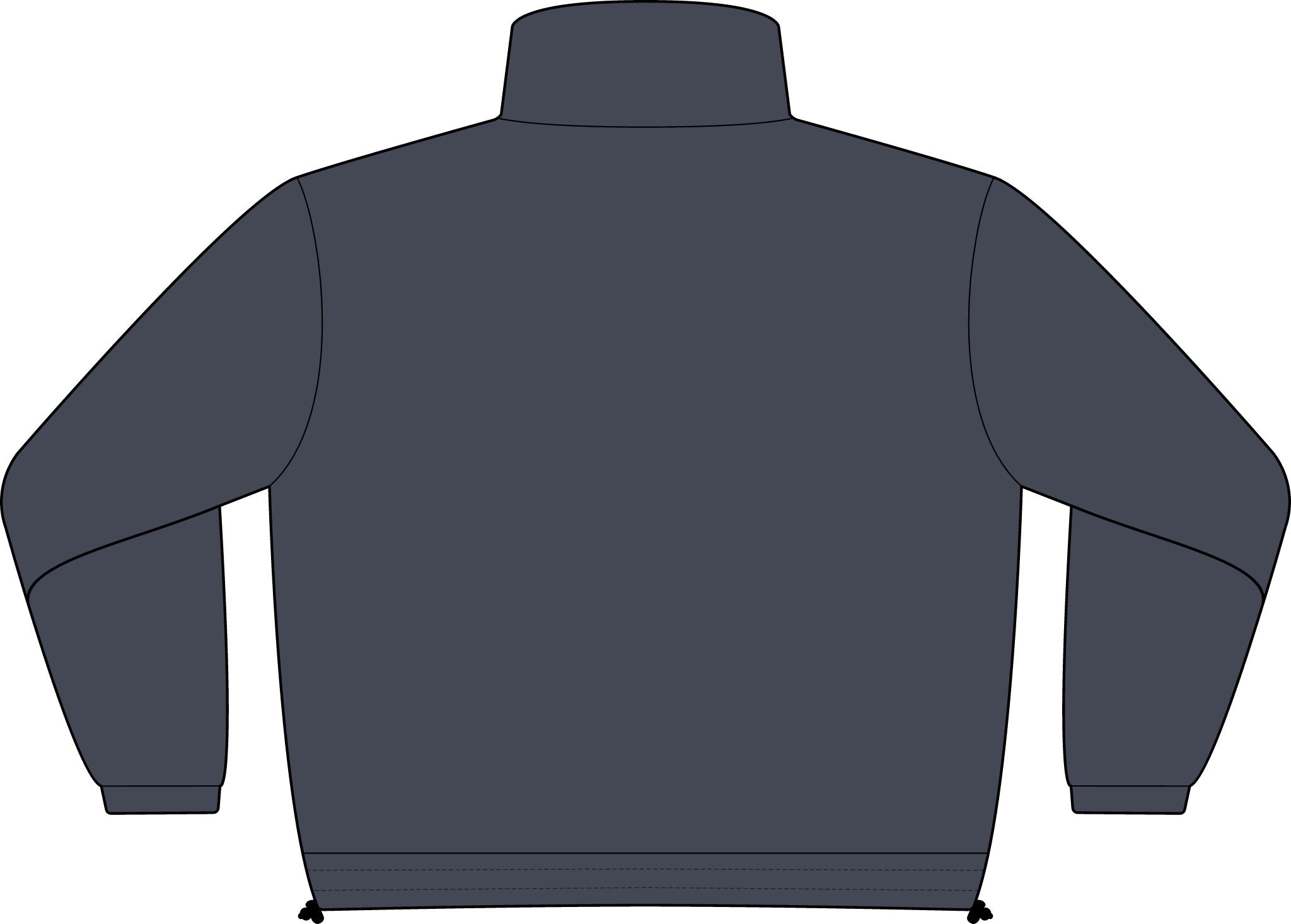 Women's Quarter-Zip Pullover - Embroidered Orange Lobster Chest Logo