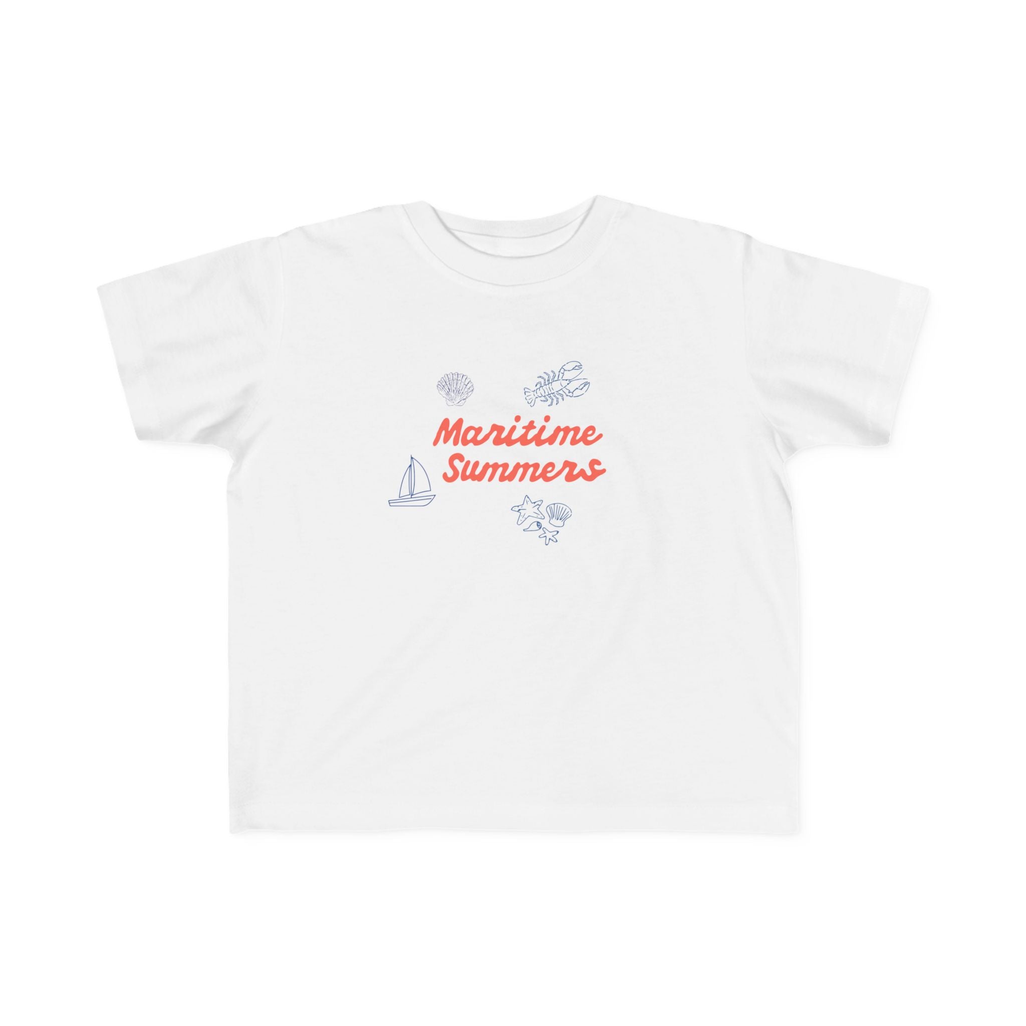 Maritime Summers Toddler Tee — Nautical