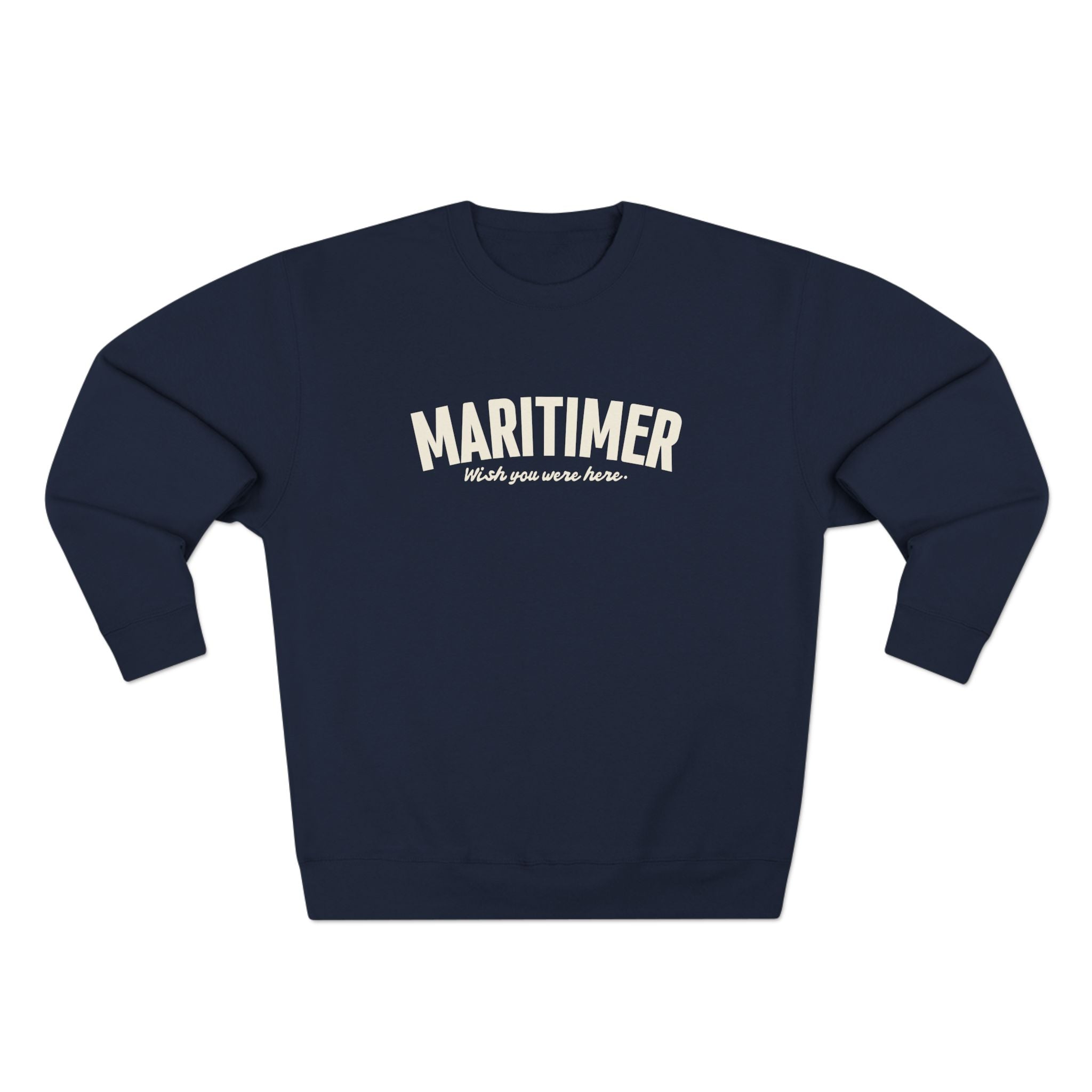Maritimer Crewneck Sweatshirt – Coastal "Maritimer" Graphic Pullover