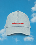 'Wish You Were Here' Vintage Denim Hat